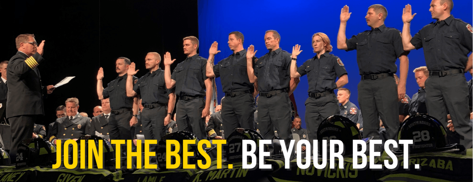 Explains the great benefits of working for North Metro Fire